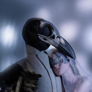 Bird Skull Mask, Raven Skull, Viking skull Mask, bird mask, plague doctor mask, steampunk mask, bird beak mask, Voodoo Mask, Raven Mask