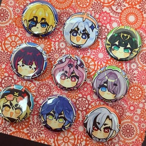 Genshin Button Pins image 2