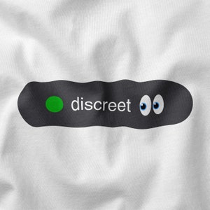 Discreet Looking T-Shirt | Funny Gay Pride Shirt | Ironic Queer Meme Humor Top | Horny Homo On The Down Low Unisex Tee