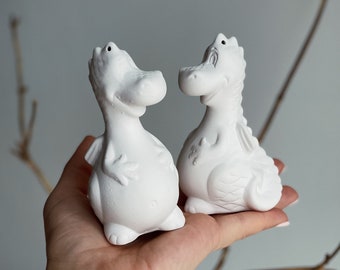 Christmas painting kit dragon ceramic