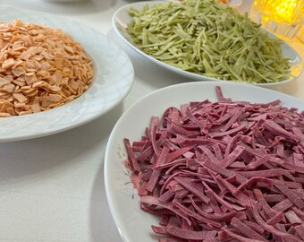 Handmade pasta | Handmade Noodle | Pasta with vegetables | fresh beetroot | Tomatoes | | Spinach | Natural Flour Pasta |