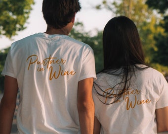 Partner in wine - Premium Unisex-T-Shirt - Organic Cotton