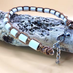 EM-keramik, fästingar, läderhalsband, dekorativt halsband, effektiva mikroorganismer