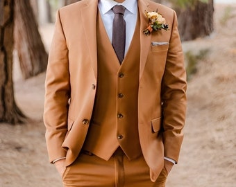 MEN SUIT - Three Piece Suit - Suit For Men - Men Wedding Suit - Slim Fit Suit - Men Stylish Suit - Stylish Suit For Men - Gift For Men