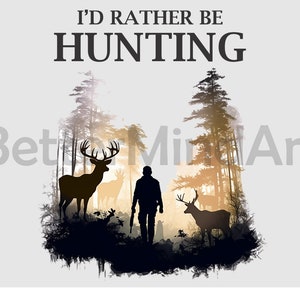 Deer hunting PNG Sublimation Designs - Deer PNG , Deer hunter Clipart