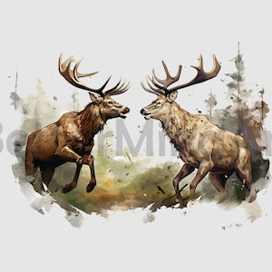 In fall we rut Deer Sublimation Designs T-Shirt, deer png , deer Clipart
