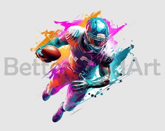 Saison de touchdown de football américain Sublimation Designs T-Shirt, football png, football Clipart