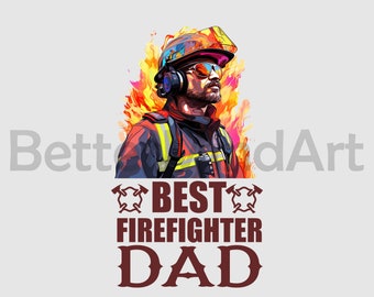 Pompiere DAD PNG Sublimation Designs - Pompiere PNG, Pompiere Clipart