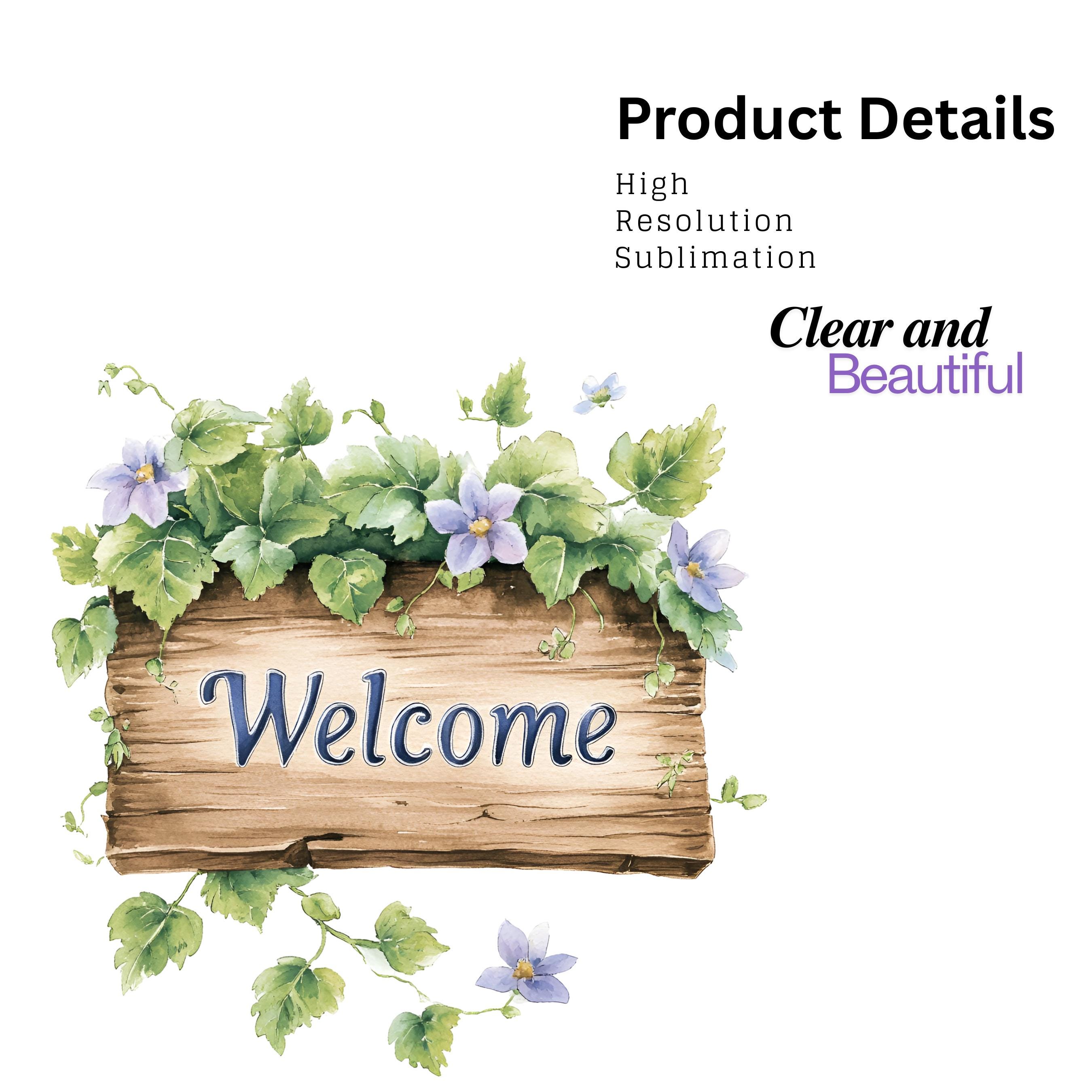 Spring Wooden Signs Clipart Bundle PNG | Rustic Farmhouse Spring Clip ...