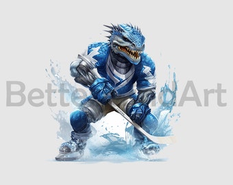 Joueur de dragon de hockey sur glace #888PNG, motifs par sublimation, téléchargement numérique, png de hockey, clipart hockey