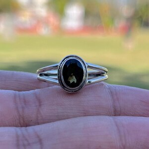 Elegant Green Chrome Diopside Ring, 925 Sterling Silver Ring, Dainty Handmade Minimalist Jewelry, Anniversary Gifts, Silver Rings, Best Gift