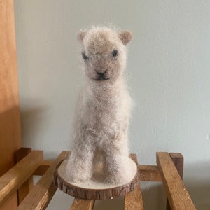 Needle Felted Alpaca