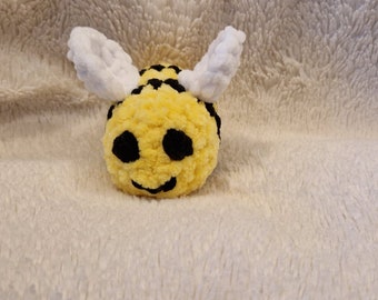 Soft handmade crochet bee amigurumi