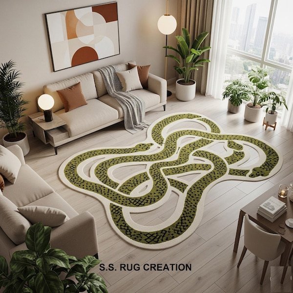 Snake Rug - Etsy