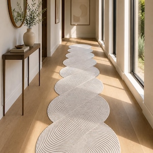 L-shaped rug for entryway