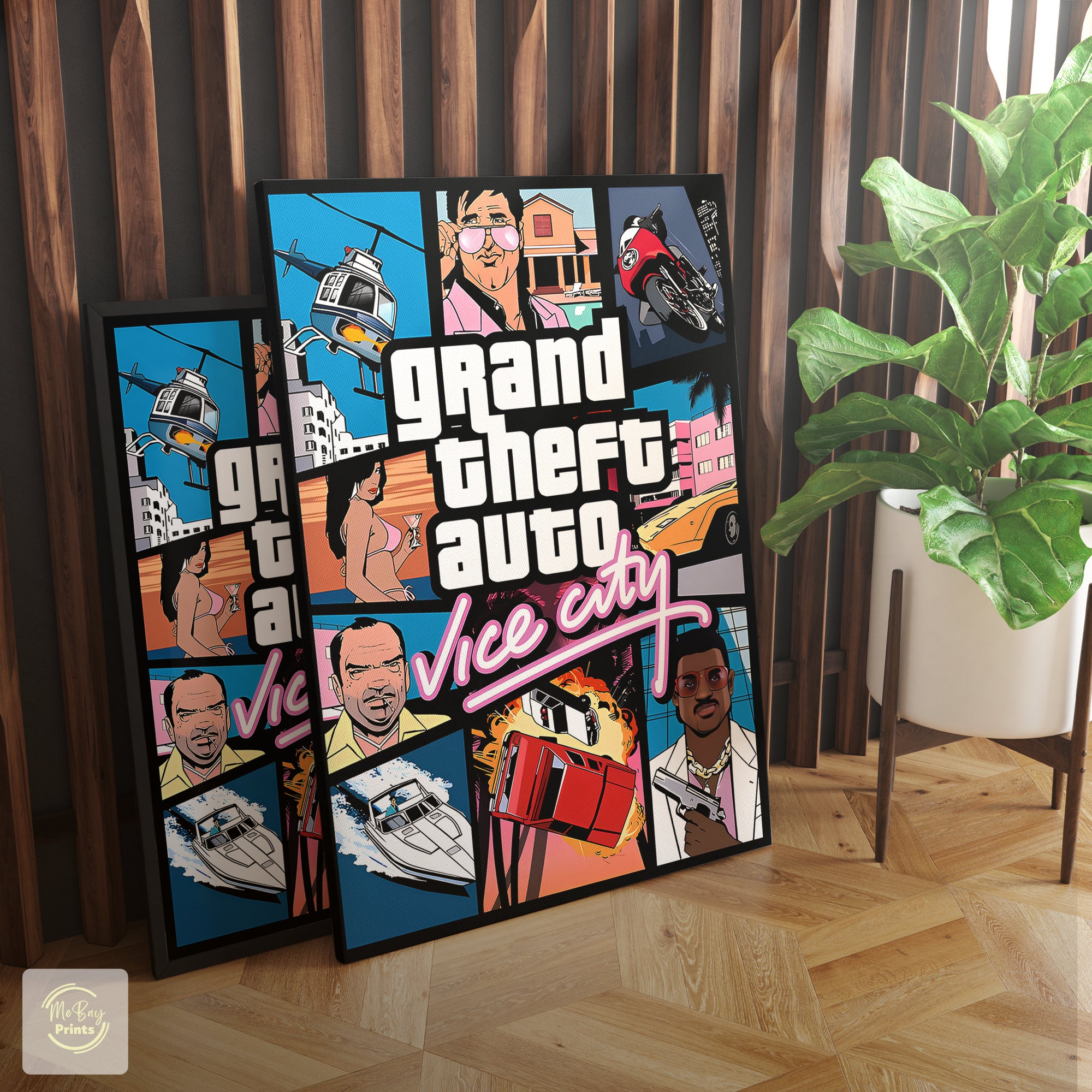 GTA Vice City Poster GTA Vice City, GTA 6, Gaming Poster, Gta 5, Grand