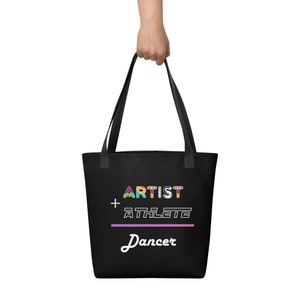 Tänzerin = Künstlerin + Athletin Tragetasche | Tanz Tasche
