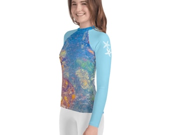 Ocean Colors Youth Rash Guard