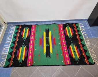 Tappeto turco Kilim anni '70