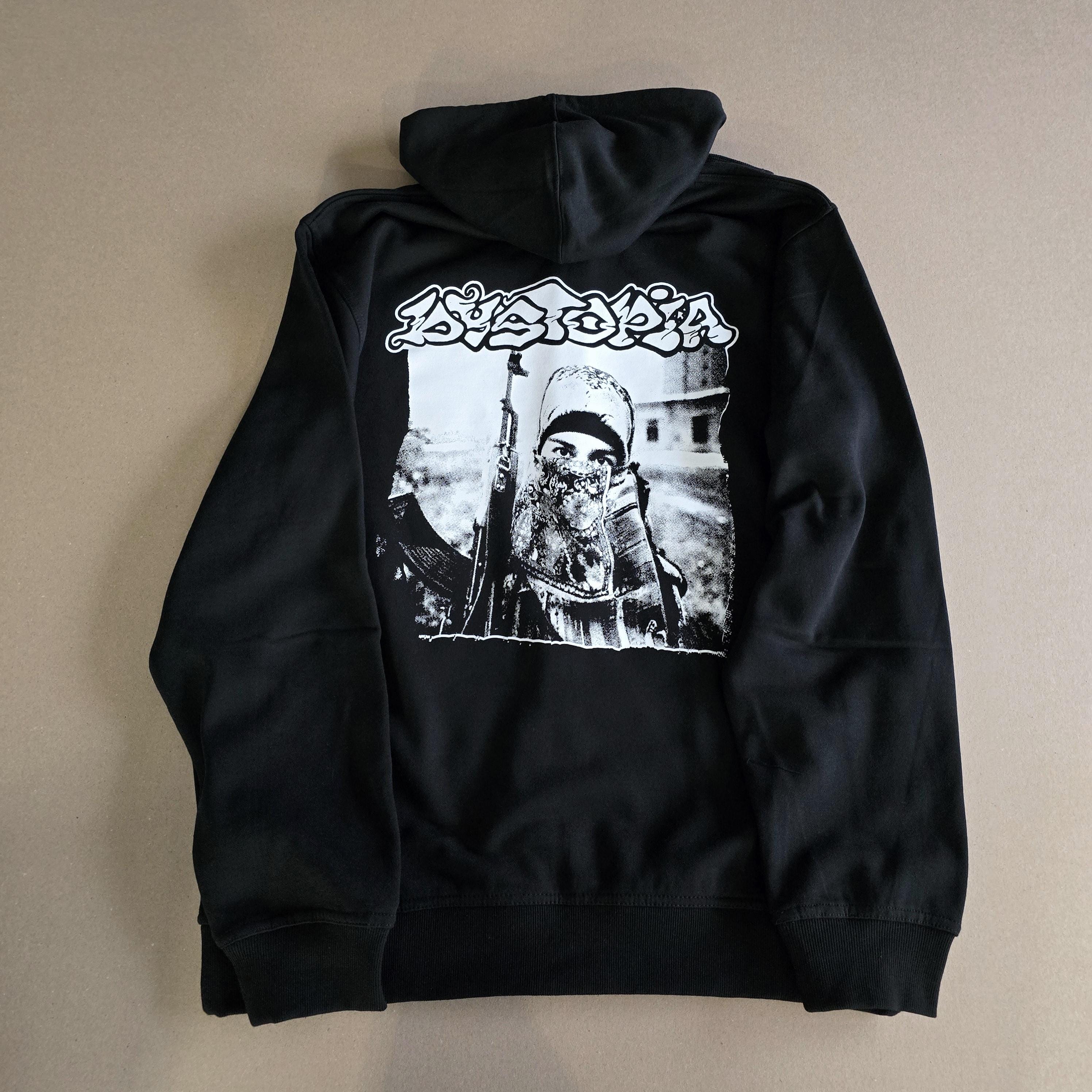 DYSTOPIA – S/t – Zipper Hoodie - Etsy