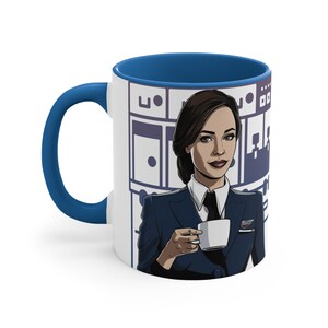 Airplane Coffee Accent Coffee Mug, 11oz