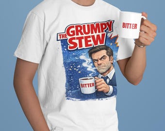 Camiseta sarcástica divertida – Regalo humorístico de azafata – Camiseta con gráfico de estofado gruñón