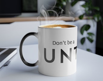 Taza que cambia de color – Taza de café con humor grosero (325 ml)