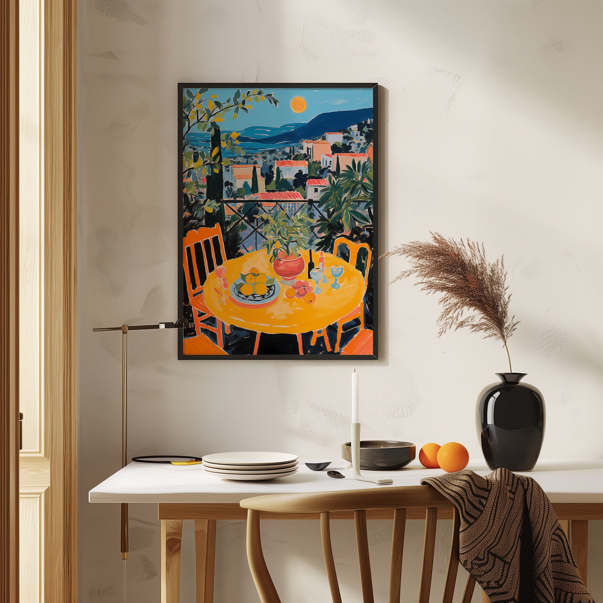 アンリ・マティス「開いた窓」版画：フォーヴィスムのキッチンアート