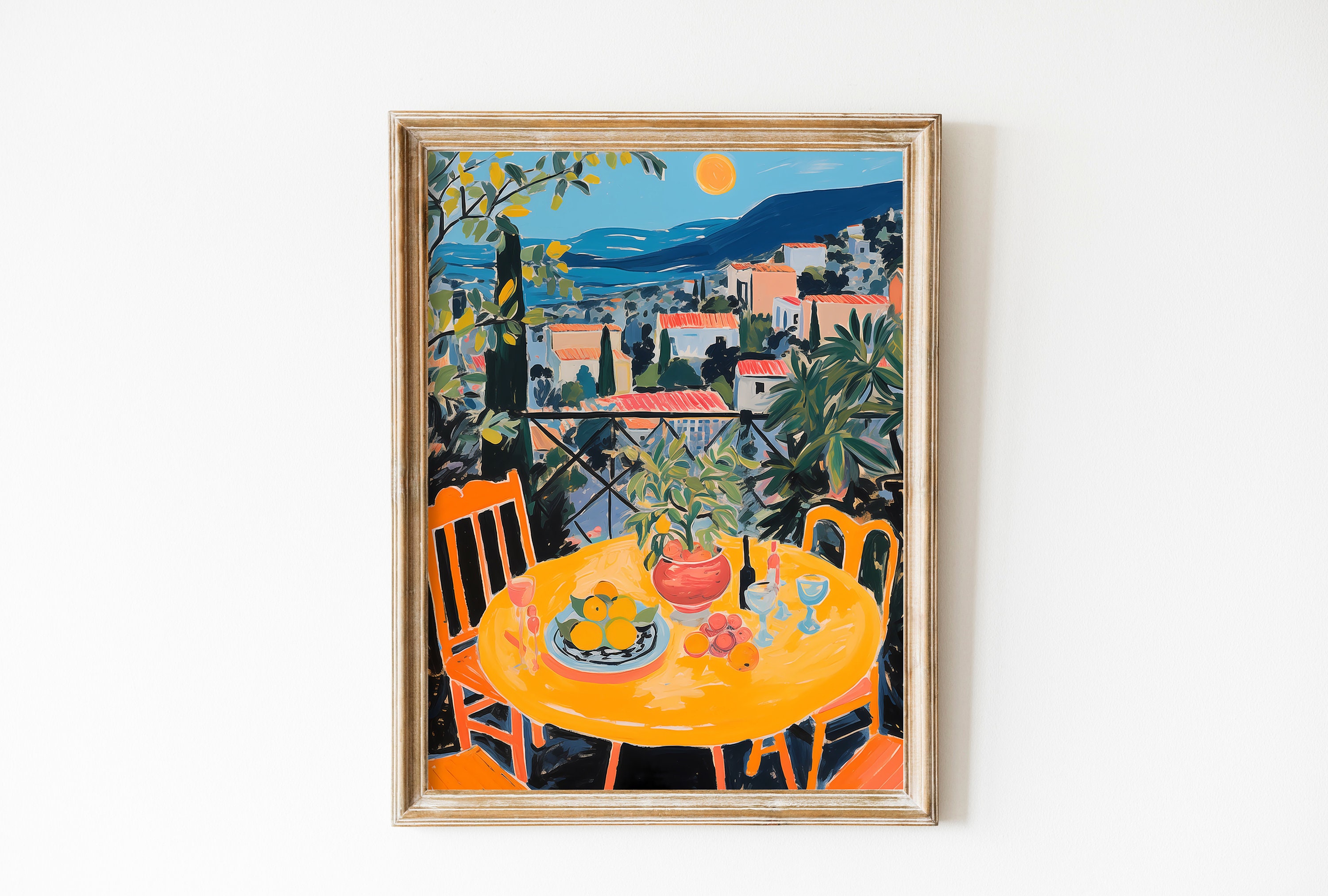 アンリ・マティス「開いた窓」版画：フォーヴィスムのキッチンアート