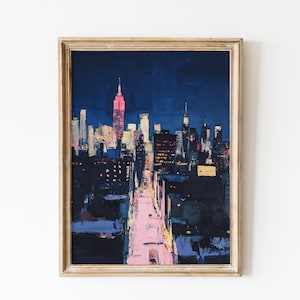 Tokyo Night Cityscape Poster, Japan Travel Print, Retro Japanese Print, Tokyo Skyline Wall Art, Modern Cityscape Travel Wall Art