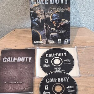 2003 Call of Duty PC CD-ROM Game of the Year Edition Activision - Complete afbeelding 5