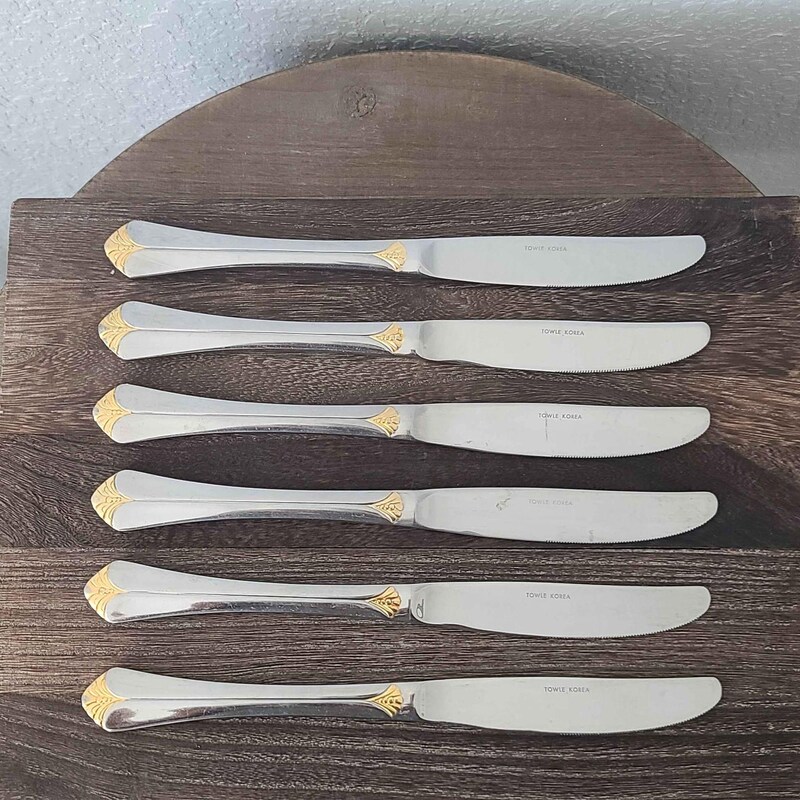 thumbnail interactive-video image 1 of Towle Santa Barbara 18/8 Stainless Steel Flatware – Glossy Silver, Geometric Pattern (Choose Your Piece) 1 of 3