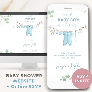 digital Baby show invitation baby shower website template baby shower card digital baby shower digital invite rsvp baby shower e-invitation baby shower evite baby boy shower invite baby girl shower invite baby shower boy invitation baby shower girl