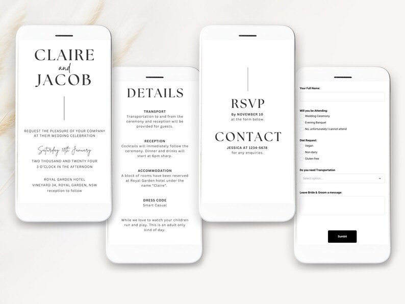 digital minimalist wedding invite digital ONLINE RSVP online minimal wedding invite minimal invite simple wedding invitation minimalist invitation website wedding invite website online rsvp online simple wedding invite digital wedding invitation