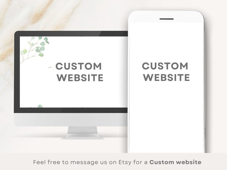 custom website custom baby shower website custom wedding website