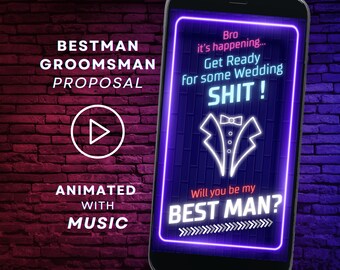 Bestman proposal card digital, Groomsmen Proposal card digital, Groomsmen Proposal invite, Groomsmen card bestman card proposal invitation