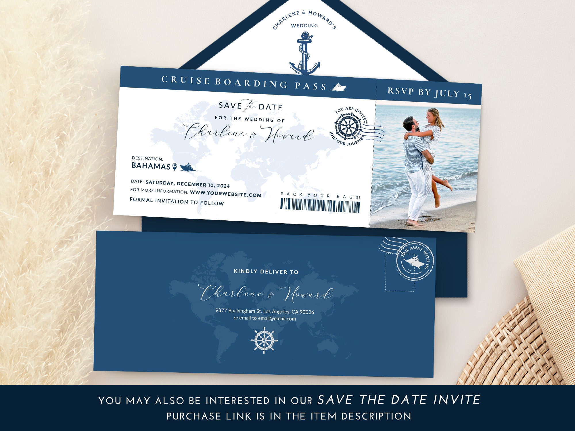 Cruise Wedding Invitation Nautical Wedding Invitation Template Passport Cruise Wedding Invitation Nautical Wedding Invitation Template Passport