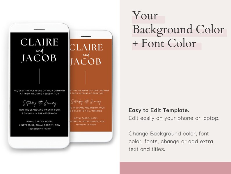 digital minimalist wedding invitation digital ONLINE RSVP online wedding Website invitation website online wedding invite minimalist wedding invitation website wedding invite website online rsvp onlinesimple digital wedding invite digital