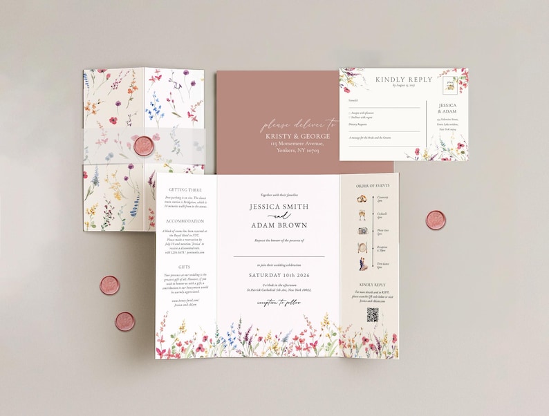 Floral invite set Floral wedding invite suite wildflower invite wedding wildflower wedding invitation set floral invitation wedding card wild flower wedding invitation wild flower invitation set Gatefold wedding invitation set custom wedding invitation suite gatefold invite set wedding invite gatefold floral wedding invitation suite wild flower wedding invitation wild flower wedding invites wild flower invite gatefold invitation wedding gatefold invite wedding invitation floral colorful