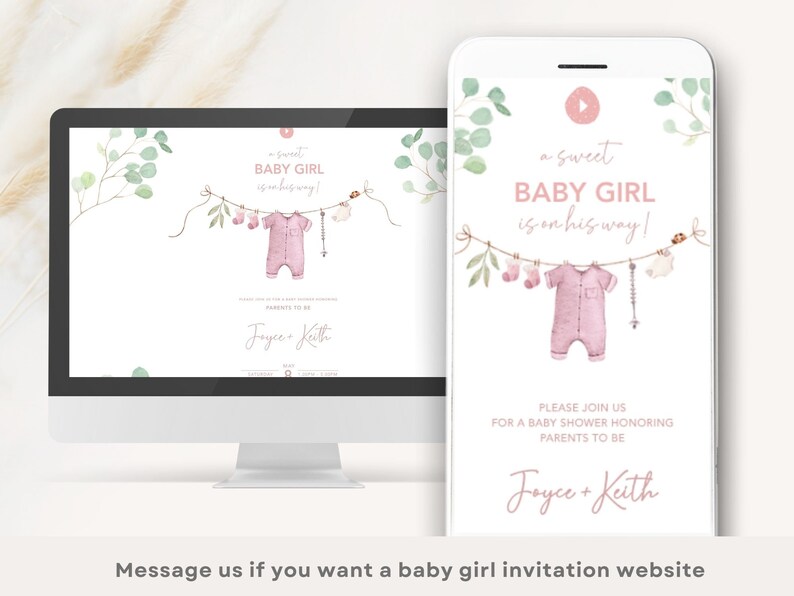 digital Baby show invitation baby shower website template baby shower card digital baby shower digital invite rsvp baby shower e-invitation baby shower evite baby girl shower invite baby shower boy invitation baby shower girl invite
