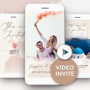 Destination wedding invite video animated wedding electronic wedding travel wedding invite electronic wedding invite digital wedding invite