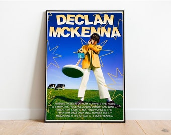 Declan Mckenna  - What Happened To The Beach? | Album posters - Wall art - Home decor - Music gift - Music posters