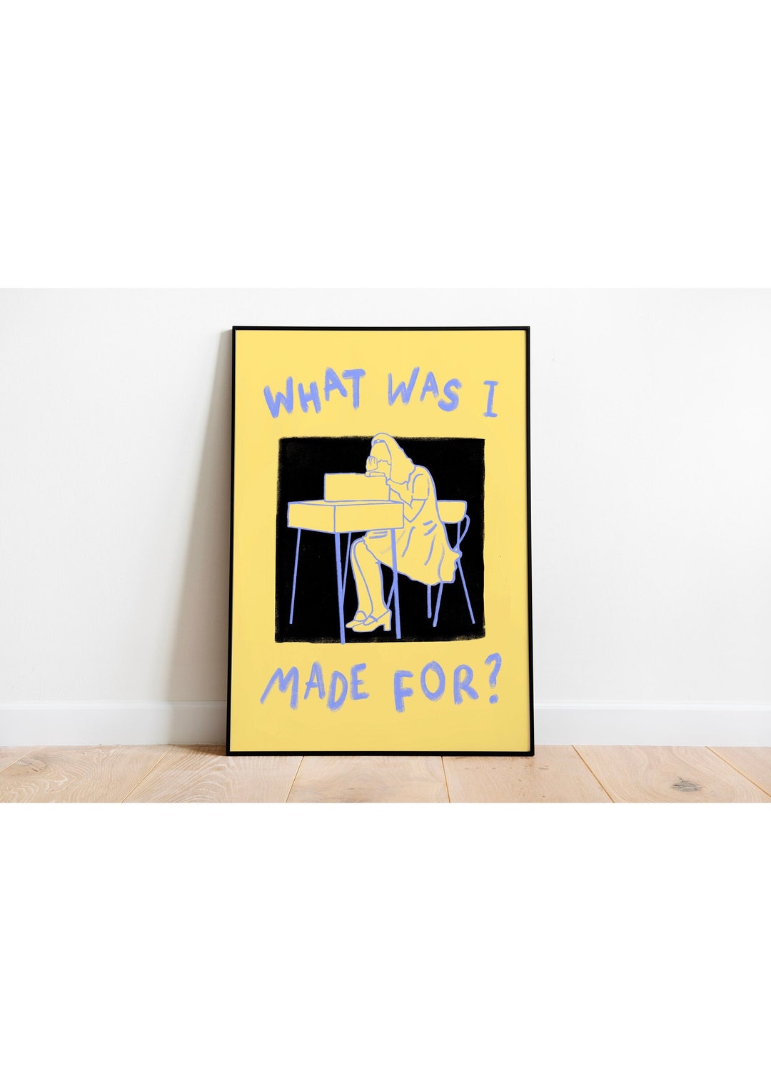 Billie Eilish What Was I Made For Song Lyric Posters - Etsy