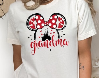 Chemise grand-mère Disney, T-shirt grand-mère Disney, débardeur grand-mère Disney, grand-mère du château Disney, voyage en famille Disney, cadeau d'anniversaire pour grand-mère