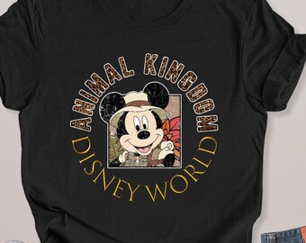 Disney Animal Kingdom Shirt, Retro Safari Mode Shirt, Vintage Disney Safari, Mickey Minnie Shirts, Disney Group Matching Shirts, Disney Trip