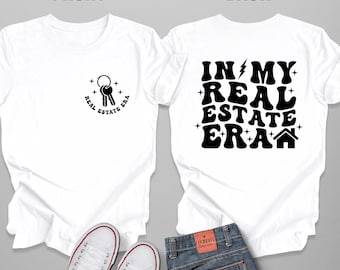 T-shirt In My Real Estate Era : cadeau amusant pour agent immobilier