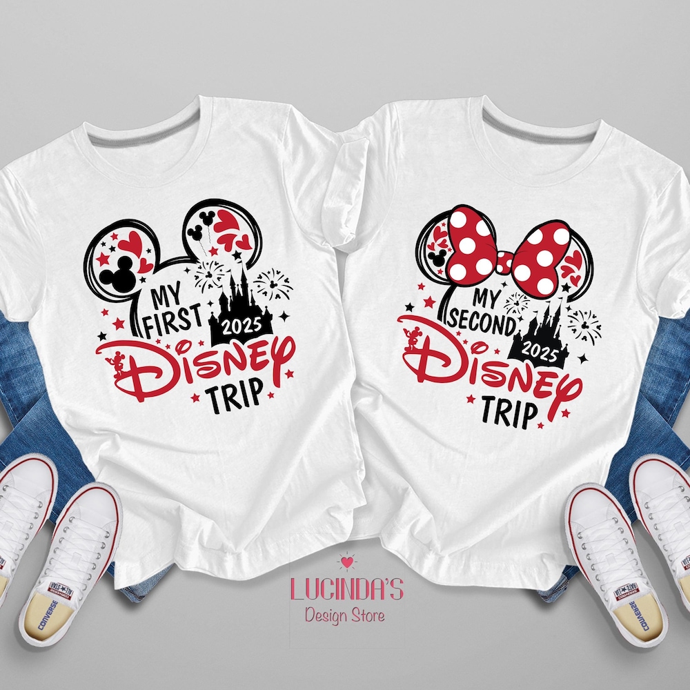 My First Disney Trip 2025 Shirt, My Second Disney Trip 2025, Disney Trip 2025 Shirt, First Couples Disney Trip 2025 Shirt, 2025 Disney Tees