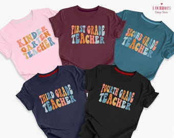 Chemise rétro de professeur : t-shirt de style rétro pour la rentrée