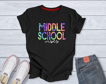 T-shirt collège, premier jour d'école, chemise de prof, chemise ambiance collège, chemise d'écolier, chemise de rentrée scolaire, cadeau pour étudiants