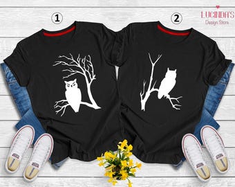 T-shirt drôle de hibou d'Halloween : cadeau pour les amoureux des animaux